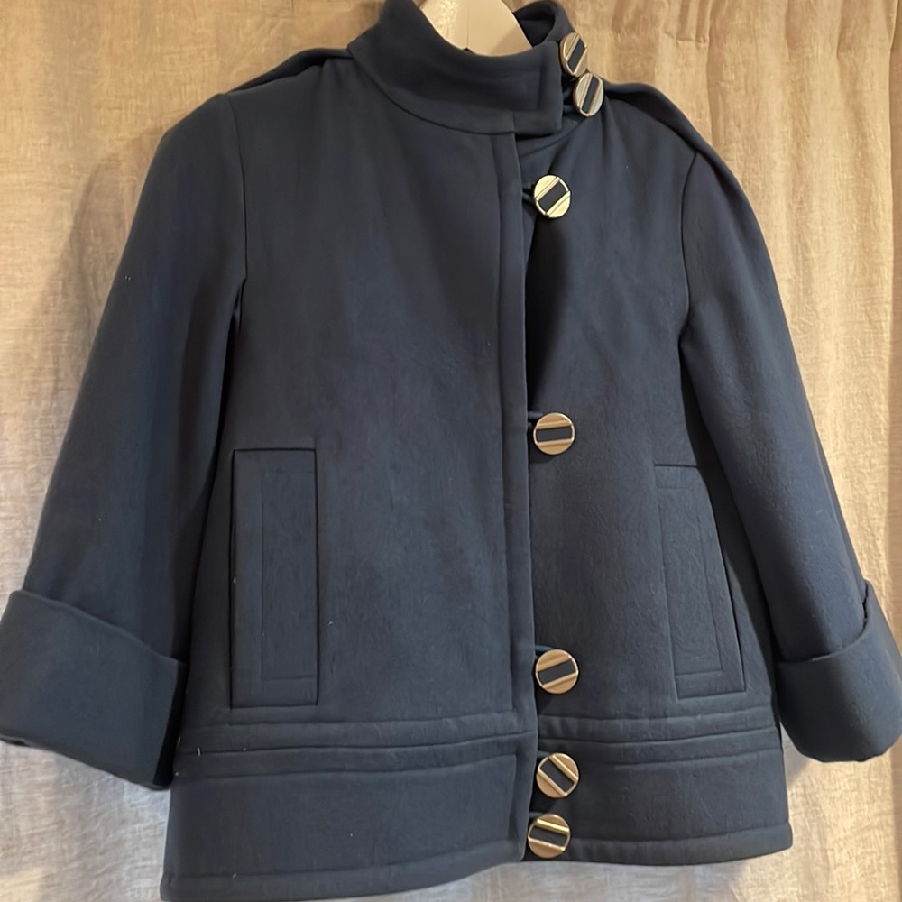 L.A.M.B. Cropped Blue Jacket